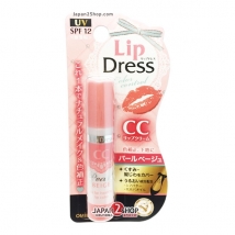 Omikyodaisha Lip Dress CC Pearl Beige ลิปมัน สีไข่มุก ป้องกันแสง UV มีส่วนผสมของ SPF12