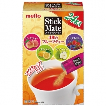 Stick Mate Fruit Tea 4 Flavoured ผงชารสผลไม้ มี 4 รส (บรรจุ 24 ซองเล็ก)