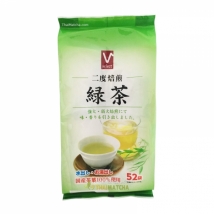 V Select Green Tea ชาเขียวญี่ปุ่น ชงน้ำร้อน หรือ ชงน้ำเย็นก็ได้ ชนิดถุง บรรจุ 52ถุงเล็ก