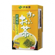 ชาเขียวข้าวคั่ว ชนิดซองย่อย tea bag บรรจุ 20 ถุง
